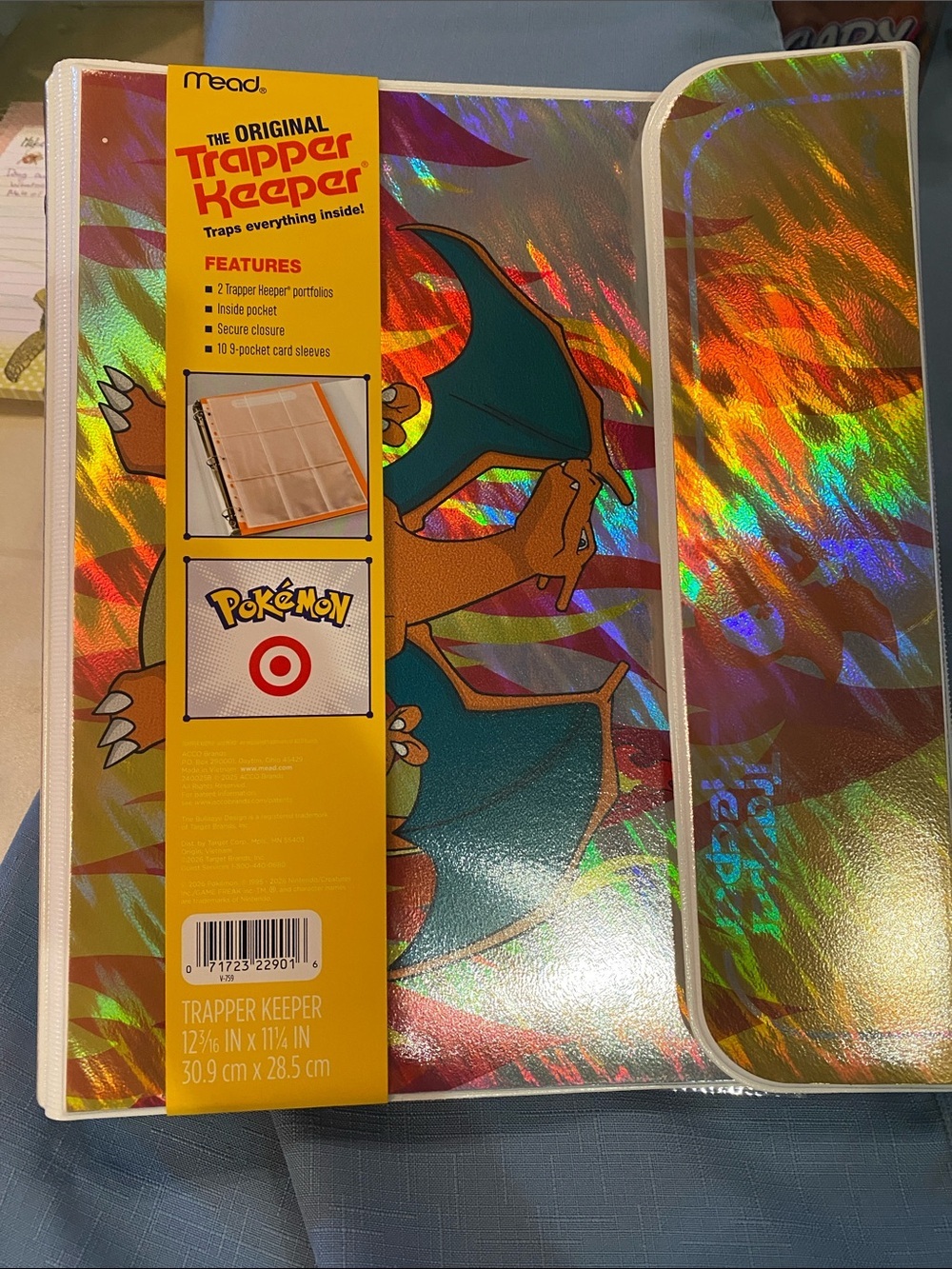 NEW Pokémon Charizard Trapper Keeper Binder Holographic Target Exclusive